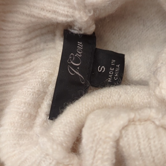 J. Crew Colorblock Turtleneck Sweater in Supersoft Alpaca Merino Yarn S - Picture 9 of 10